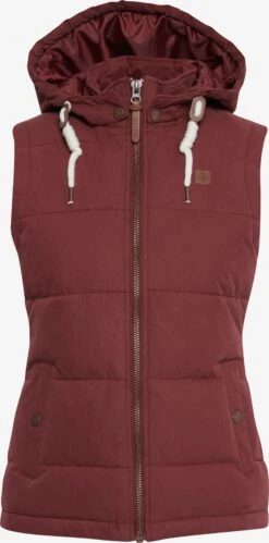 OXMO Bodywarmers Bodywarmer Dames Wijnrood