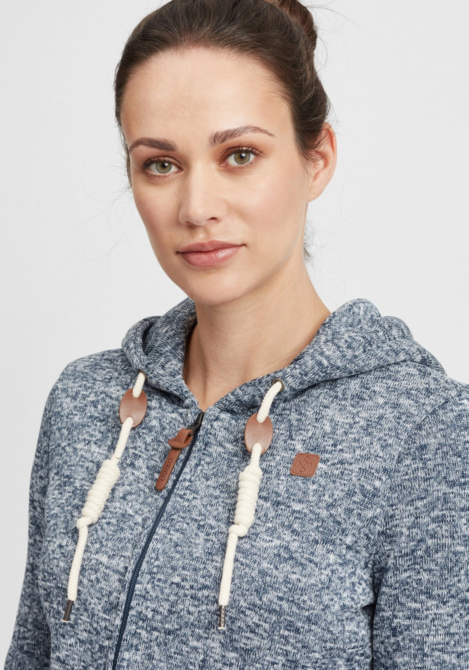 OXMO Sweatvesten Sweatvest Thora Dames Blauw - Afbeelding 5