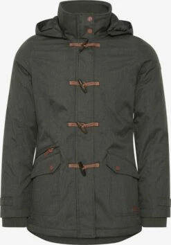 OXMO Winterjassen Winterjas Brooke Dames Groen